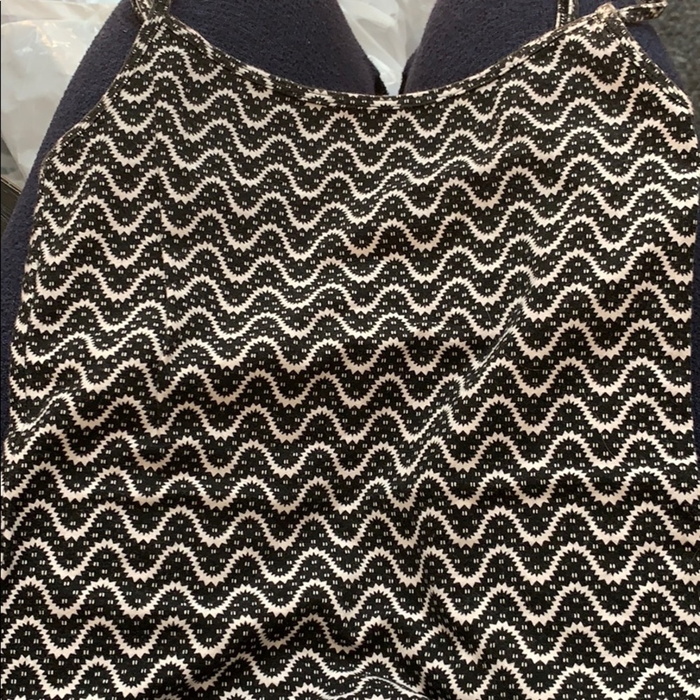 Black and White Patterned Cami
